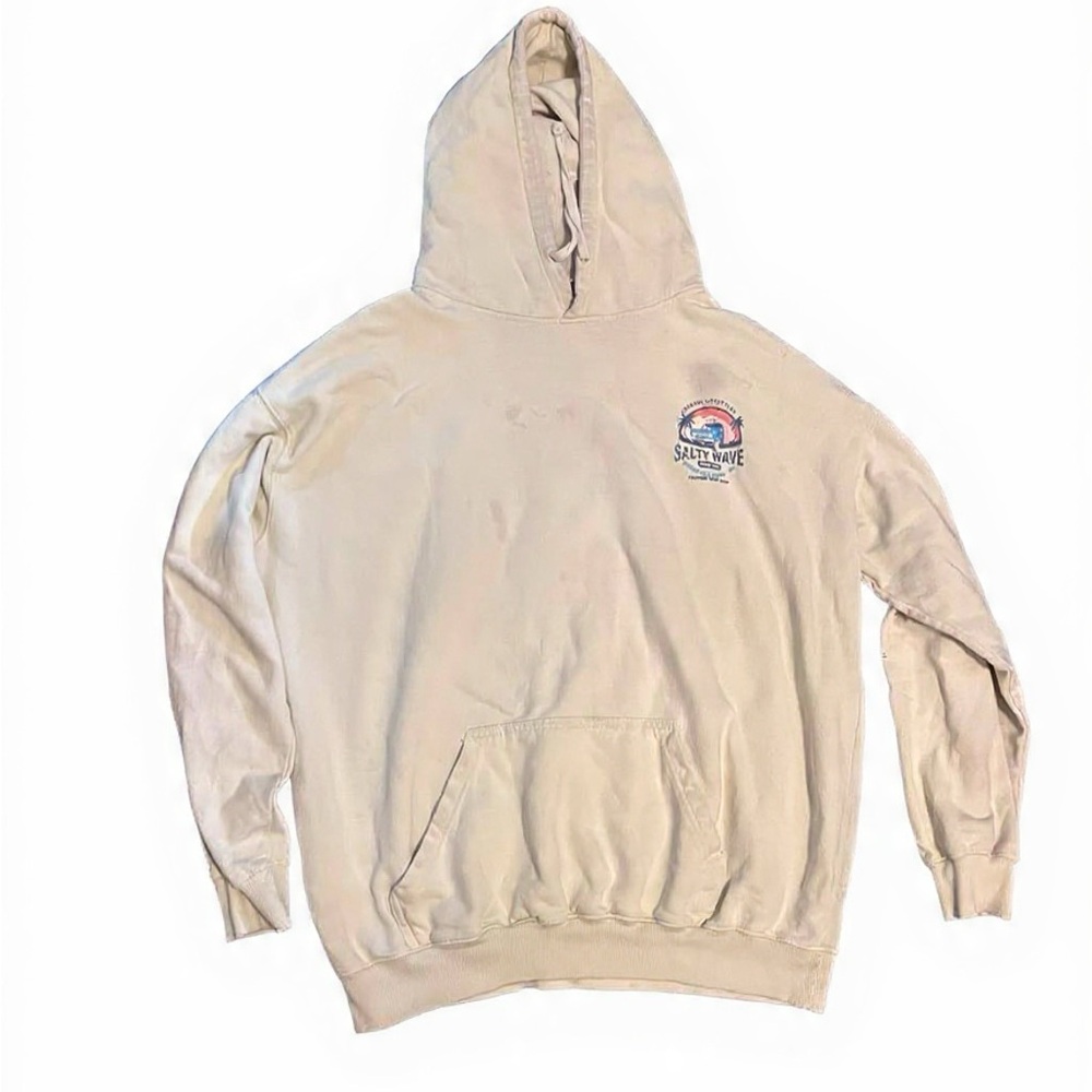 Salt Life Beige Hoodie for Men